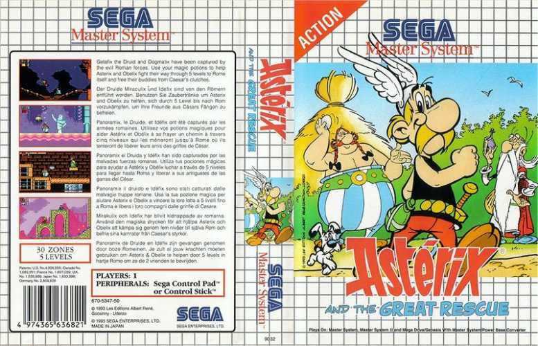 Asterix and the Great Rescue | Top 80's Games