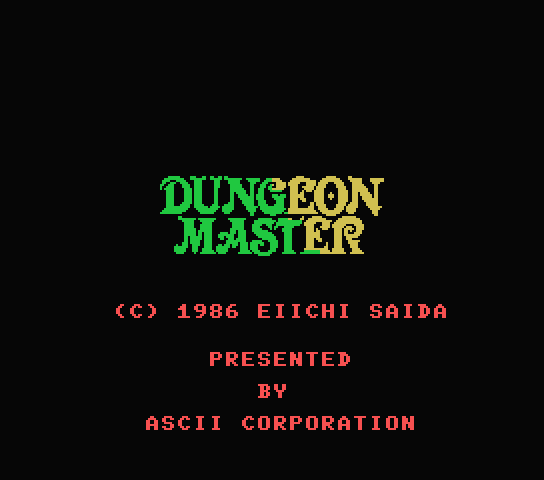 Dungeon Master | Top 80's Games
